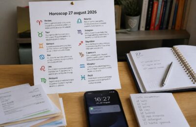 Horoscop pentru joi 27 august 2026. Leii și Fecioarele iau decizii inspirate