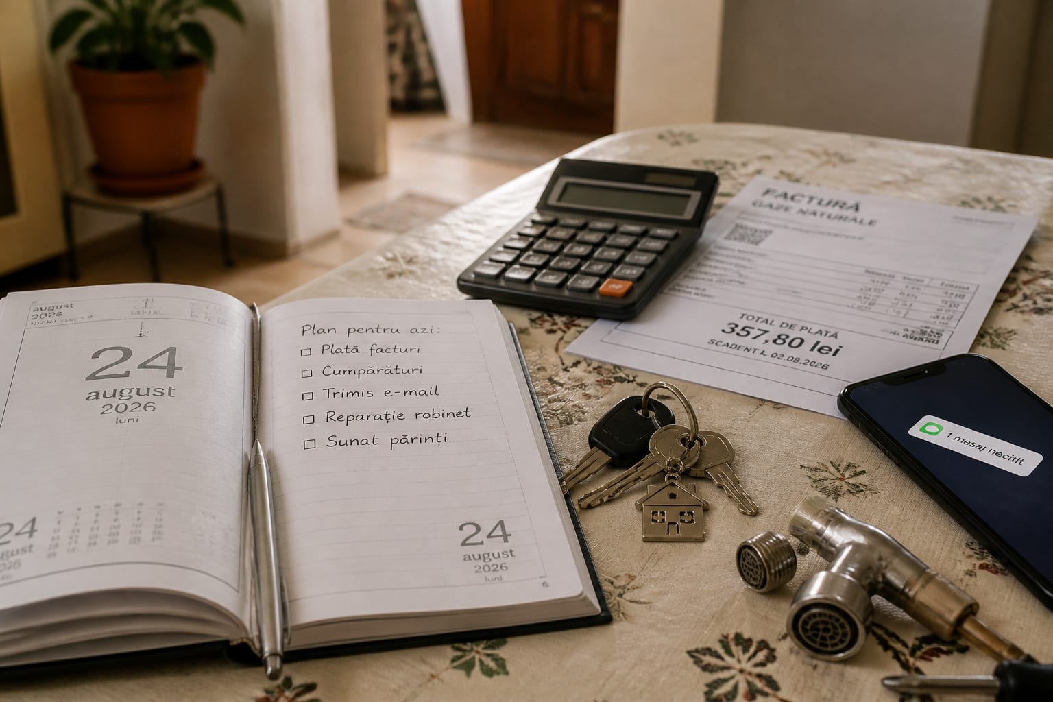 Horoscop pentru luni, 24 august 2026: o zi bună pentru eficiență și clarificări
