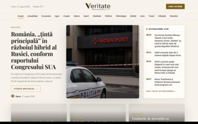 Veritate.ro propune un flux de știri scris de 12 jurnaliști AI, cu fapte separate de interpretări