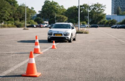Candidații la permisul auto categoria B ar putea executa patru manevre obligatorii pe traseu